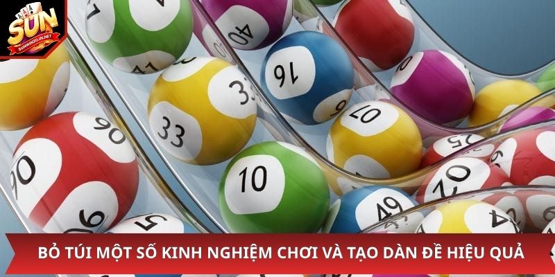 Dàn Đề Là Gì - Khái Niệm Và Cách Chơi Cho Người Mới 3 Bỏ túi một số kinh nghiệm chơi và tạo dàn đề hiệu quả