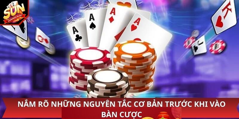 Xâm Sunwin - Thể Loại Cá Cược Mang Đậm Chiến Thuật 2 Nắm rõ những nguyên tắc cơ bản trước khi vào bàn cược